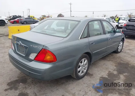2001 Toyota Avalon Xls z USA, uszkodzony, nr VIN 4T1BF28B11U158104